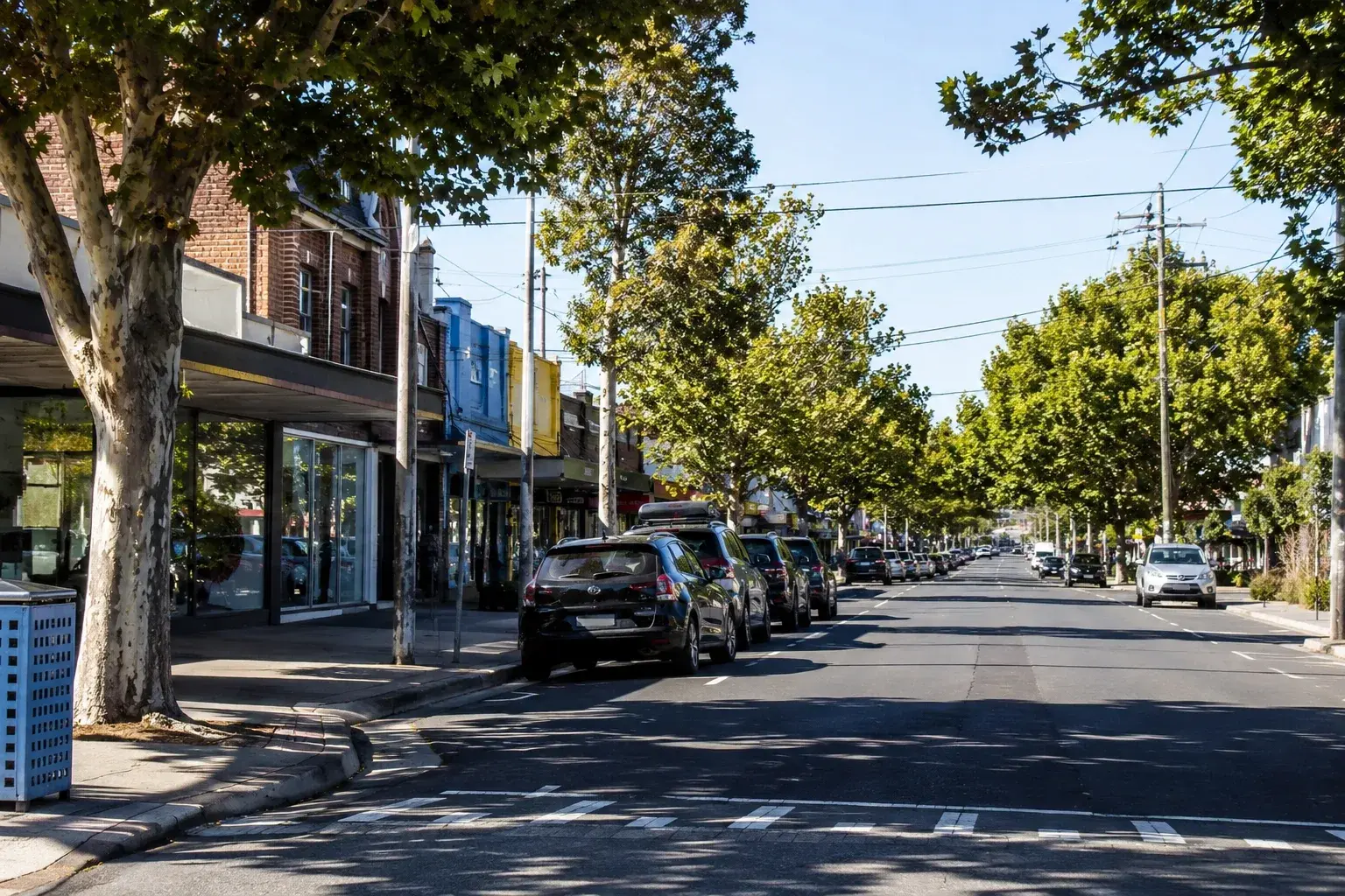 Centre Road shopping and dining strip in Bentleigh