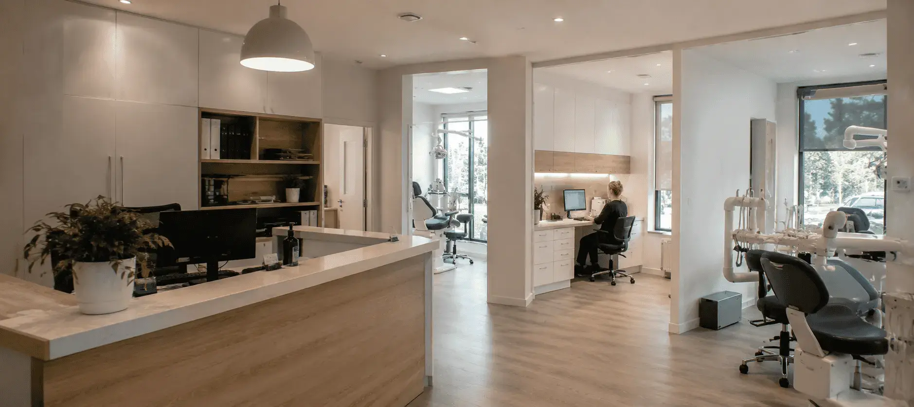 Dental practice treatment room